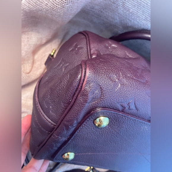 LOUIS VUITTON Empreinte Speedy Bandouliere 25 Leather HandBag - Picture 8 of 17